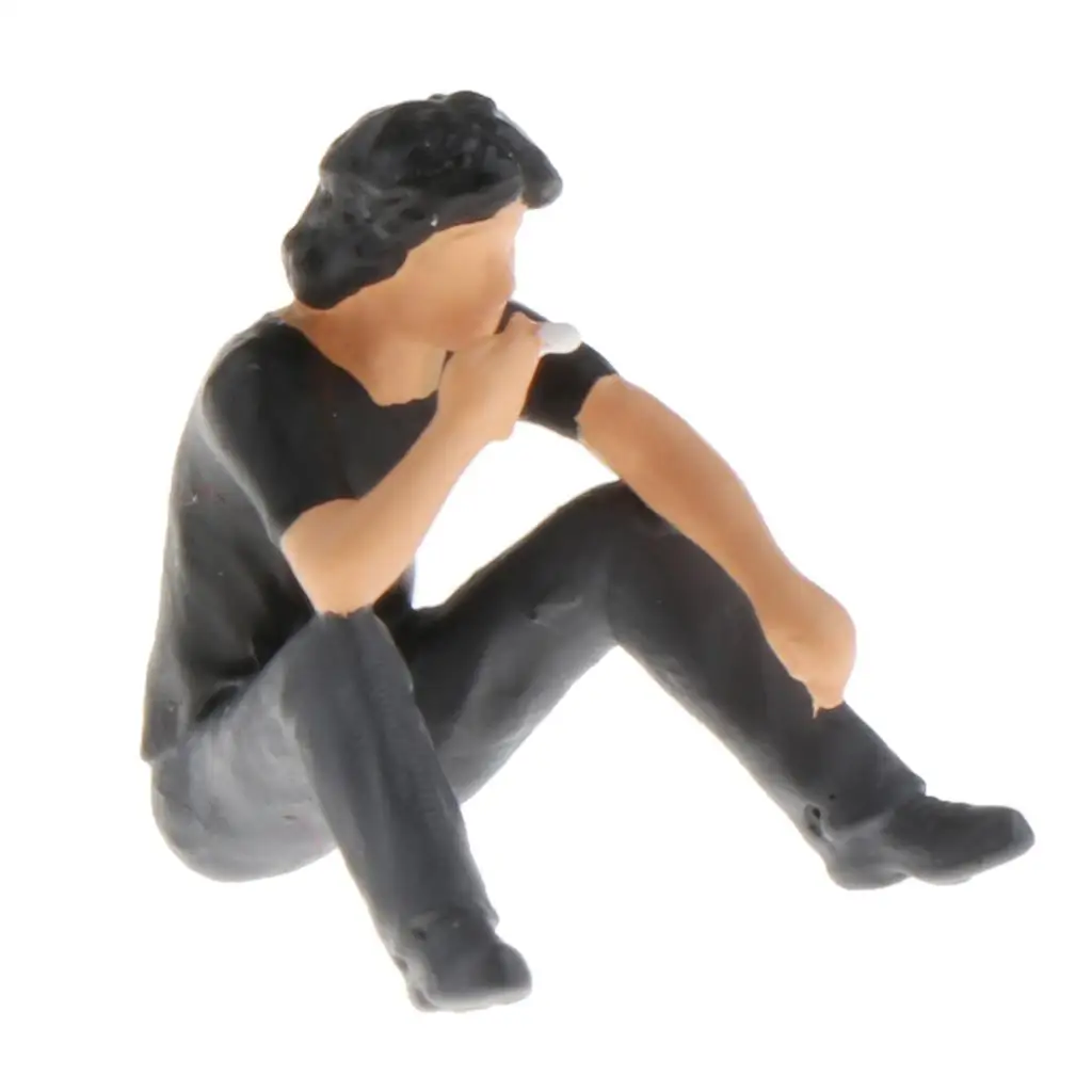 1:64 Miniature Street Repair Figures Doll Building Table Ornaments Scenery Building Accessories