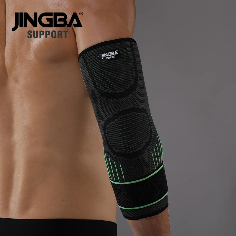 JINGBA SUPPORT 1PCS Compression Elastic Nylon Basketball Elbow brace support protector Volleyball Bandage Elbow pads pin