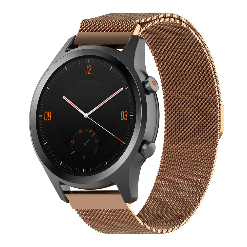 Ремешок 18 мм 20 мм для Tic Watch C2, браслет, магнитный Миланский ремешок для часов Ticwatch C2, сменный металлический ремешок на запястье