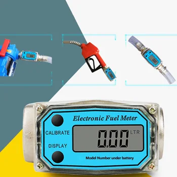

Hot K24 Flow Meter Digital Display LCD Aluminum Alloy Easy Operate Tools Multipurpose Adjustable Measuring Electronic High Accur