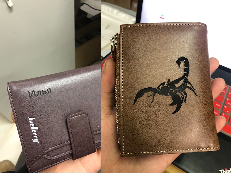 2020 Baellerry Men Wallets Fashion Short Desigh Zipper Card Holder Men Leather Purse Solid Coin Pocket High Quality Male Purse