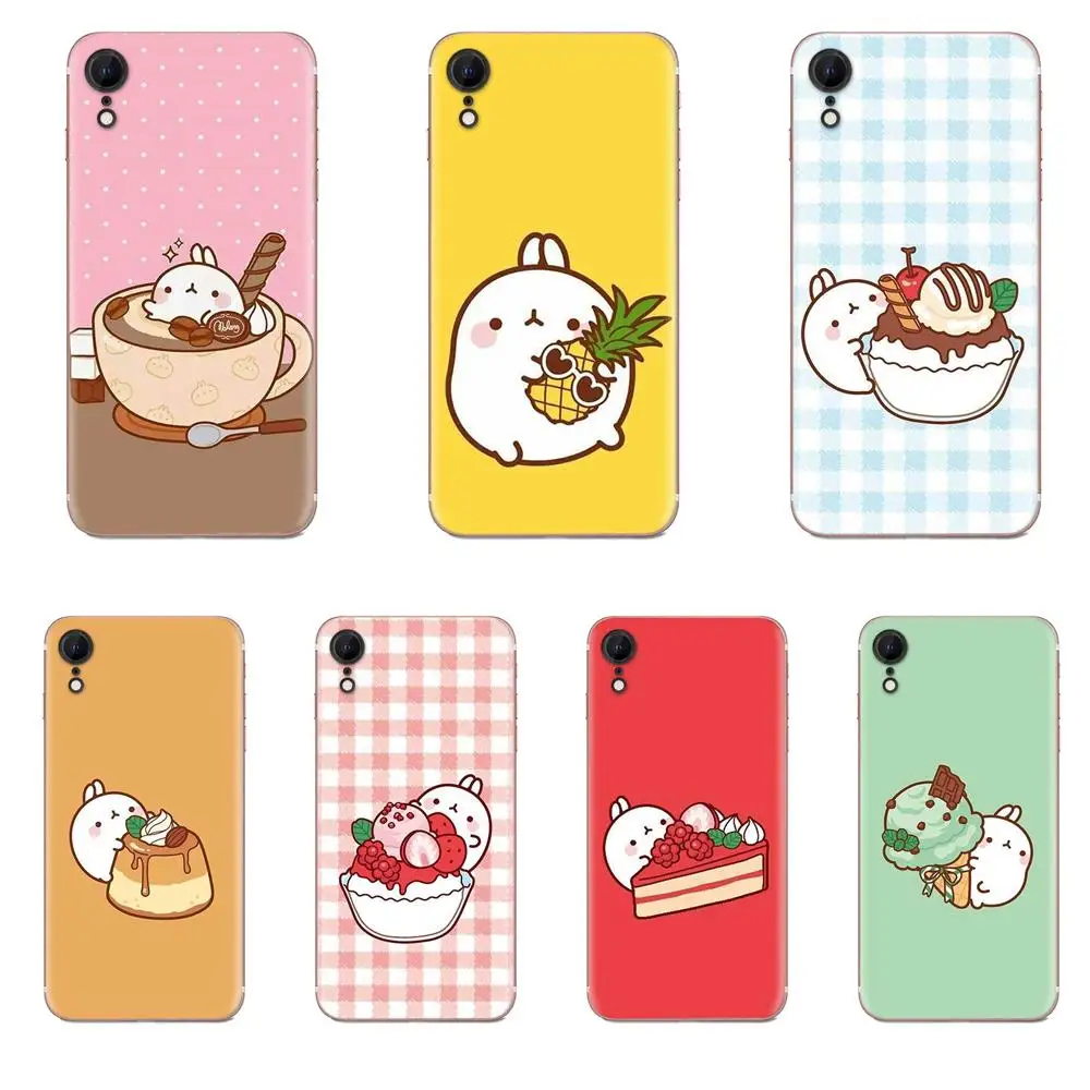Kawaii Tea With Molang Cupc Новинка прозрачные мягкие чехлы для Xiaomi Redmi Note 2 3 3S 4 4A 4X 5 5A 6 6A Pro Plus |