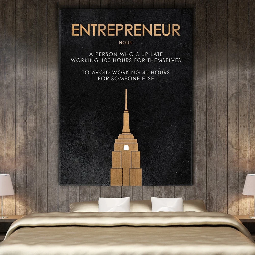 AAHH-Text-Canvas-Painting-Entrepreneur-Motivational-Quote-Canvas-Wall-Art-Canvas-Wall-Picture-Print-on-Canvas(4)