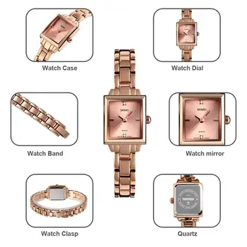 

SKMEI Fashion Casual Watch Women Quartz Watches Top Brand Luxury Simple Style 3Bar Waterproof Wristwatches Reloj Mujer 2019