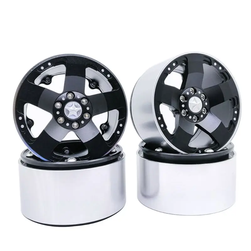 

2.2 inch RC 1:10 Rock Crawler Alloy Wheels Rims for RC Crawler Axial SCX10 Wraith 90018 Wheels Hub 634F