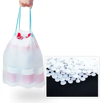 

Strong Small Trash Bags Kitchen Garbage Bags Clear Trash Bags Wastebasket Liners for Bathroom Kitchen Office