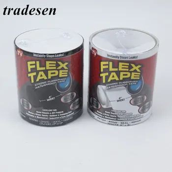 

150x10cm 1.5M Super Strong Fiber Waterproof Tape Stop Leaks Seal Repair Tape Performance Self Fix Tape Fiberfix Adhesive Tape