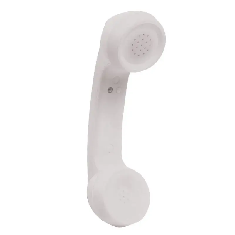 Беспроводная Bluetooth 2,0 Телефонная трубка в стиле ретро приемник наушники для телефонных звонков - Цвет: Белый