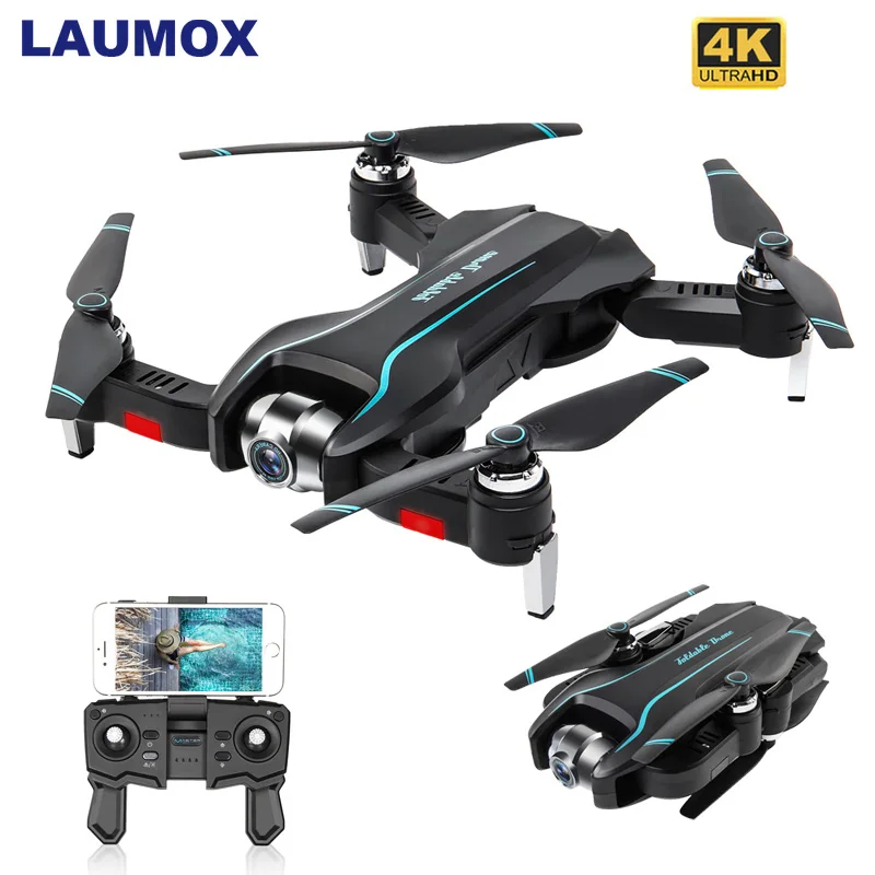 

LAUMOX S17 RC Drone With 4K Adjustable Wide-Angle HD Camera Optical Flow Drone Foldable Quadcopter RC Helicopter VS SG106 XS812