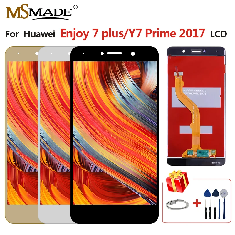 

For Huawei Y7 Prime 2017 Nova Lite+ Enjoy 7 Plus TRT- TL00 LX1 L21X LX3 LCD Screen Display Digitizer Replacement Assembly Parts