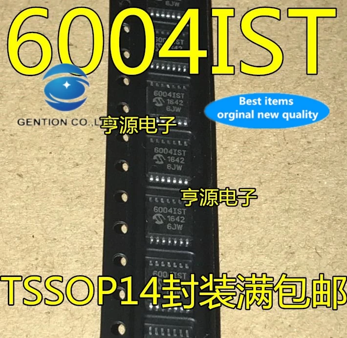

20 шт., MCP6004 MCP6004-I/ST 6004 ist TSSOP14, операционный усилитель, 100% новый и оригинальный