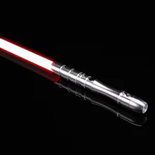 CIELTAN lame de duel sabre laser RGB LED à changement de couleur polices sonores poignée en métal sabre léger Blaster verrouiller FOC Halloween jouets