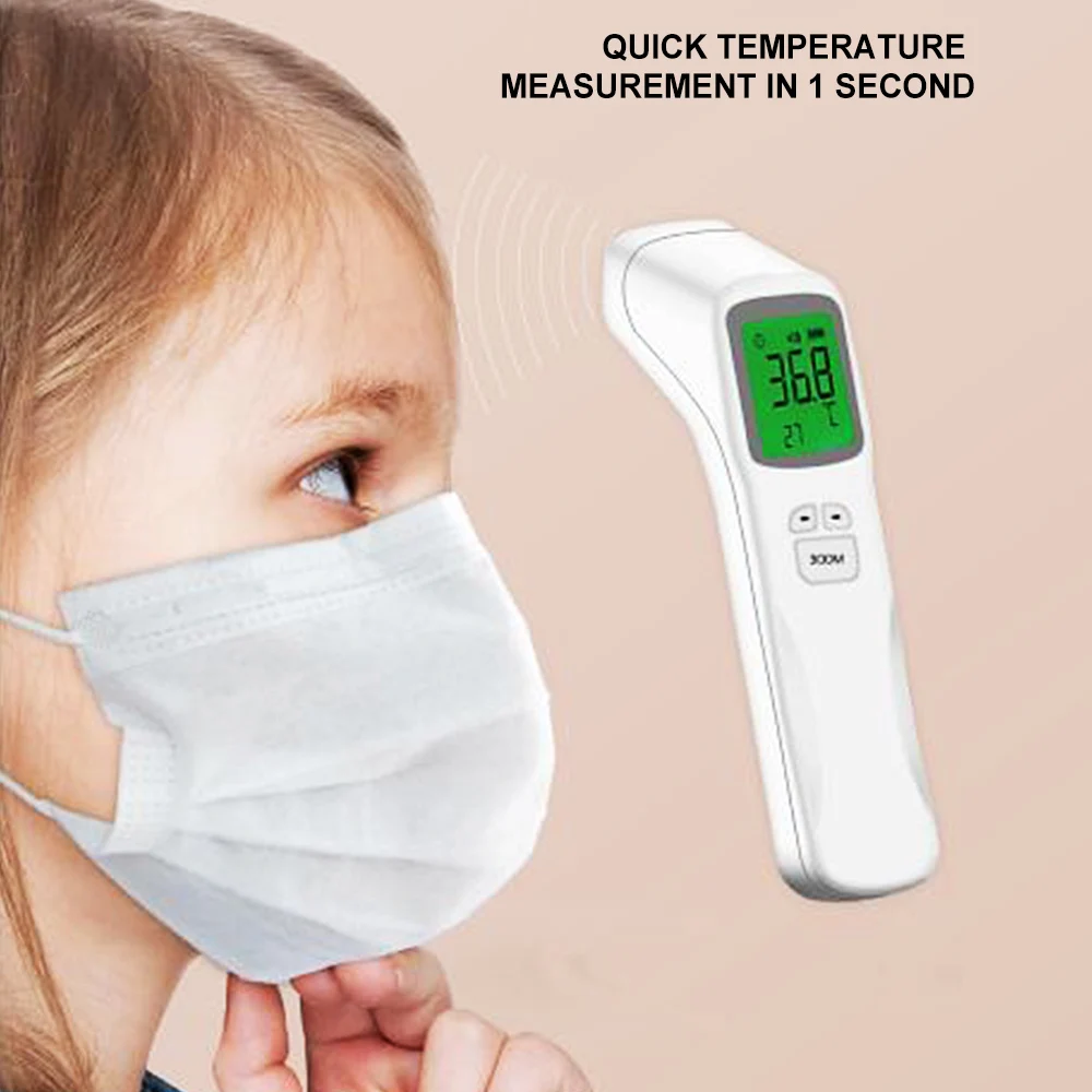 

Non-contact Infrared Electronic Thermometer Digital Thermometer Accurate Fast Measurement Temperature Gun For Children Adult