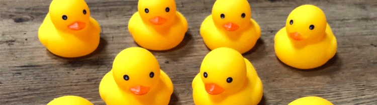 Children Bath Water Toys Vinyl Duck Cute Small Yellow Duck Cake Decorations And Ornaments