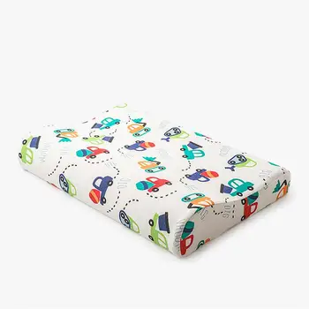 

1 Pc Carton Pattern Memory Pillow Removable Washable Slow Rebound Cotton Neck Protective Pillow For Children Kids Colorful