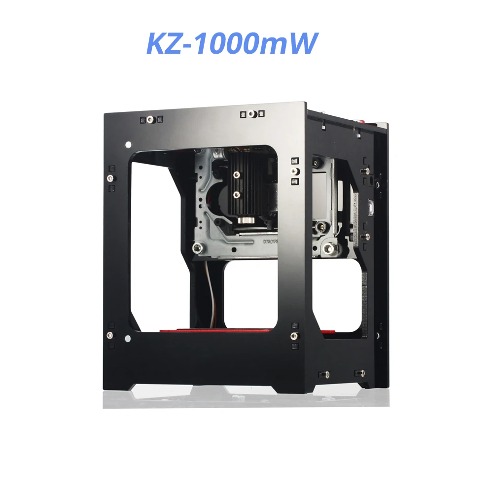 KZ-1000mW USB Профессиональный аппарат для лазерной порезки DIY настольный мини фрезерный станок с ЧПУ быстрее машина для лазерной гравировки и резки маршрутизатора DK-8-KZ 1000/2000/3000 МВт - Цвет: KZ-1000mW