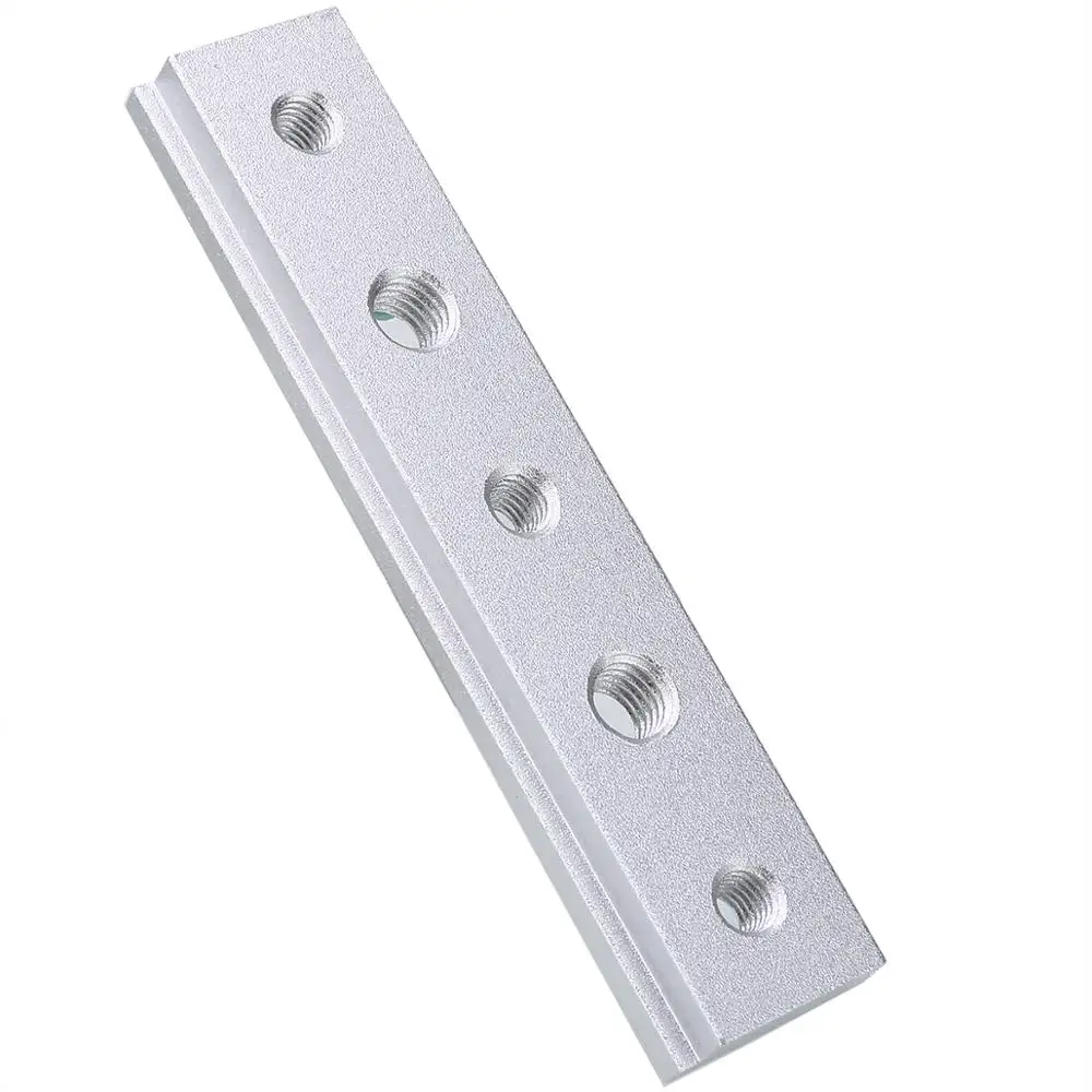 

100mm T Track Slot Sliding Slab with M6 M8 Screw Holes 30/45 Type Universal T-track Sliding Nut DIY Woodworking Tools