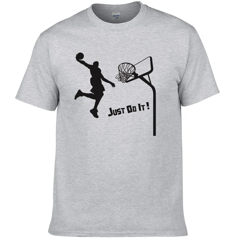 2019 new T-shirt men's round neck print dunk summer cotton casual t-shirt short-sleeved #135 | Мужская одежда