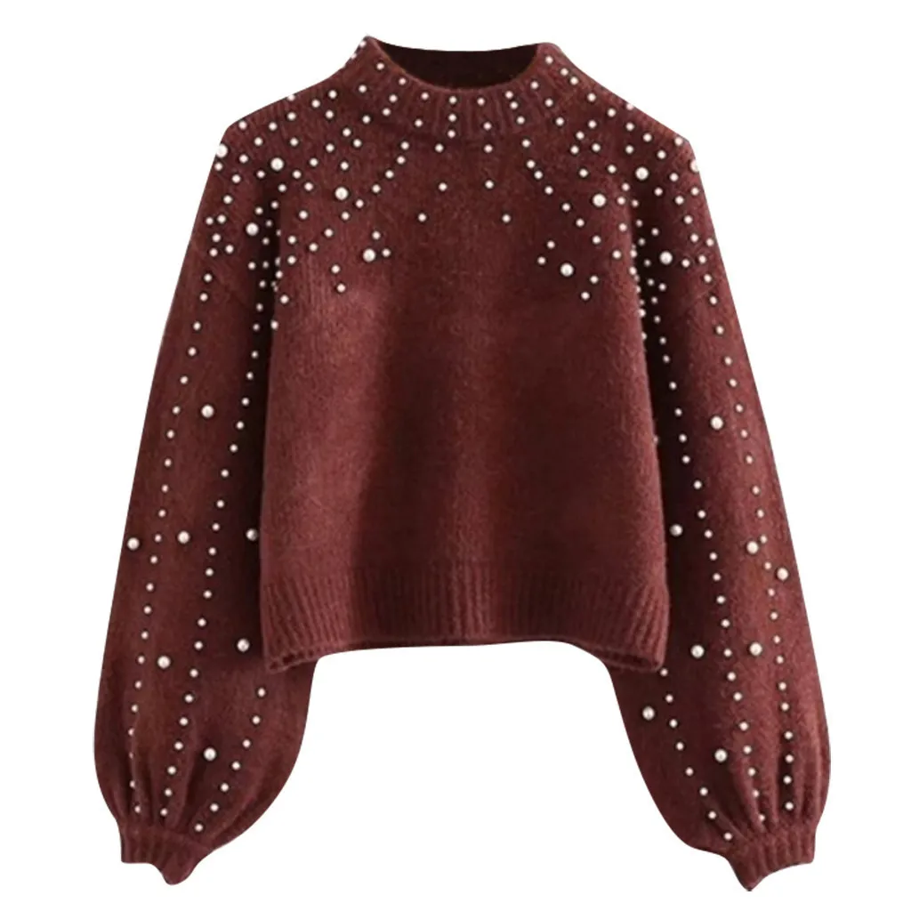 

Women Sweaters Korean version Pullovers Autumn Winter Long Sleeve Pull Femme Sweater Thick Needle O-Neck Pullover Sweater
