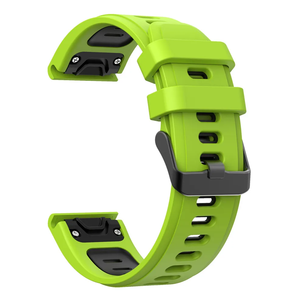 Acheter Bracelet en Silicone de 26mm pour Garmin Fenix ​​7X 6X/6X Pro 5X  Plus, bracelet de montre à ajustement rapide pour Garmin Tactix 7/Enduro 2,  bracelet de montre intelligent