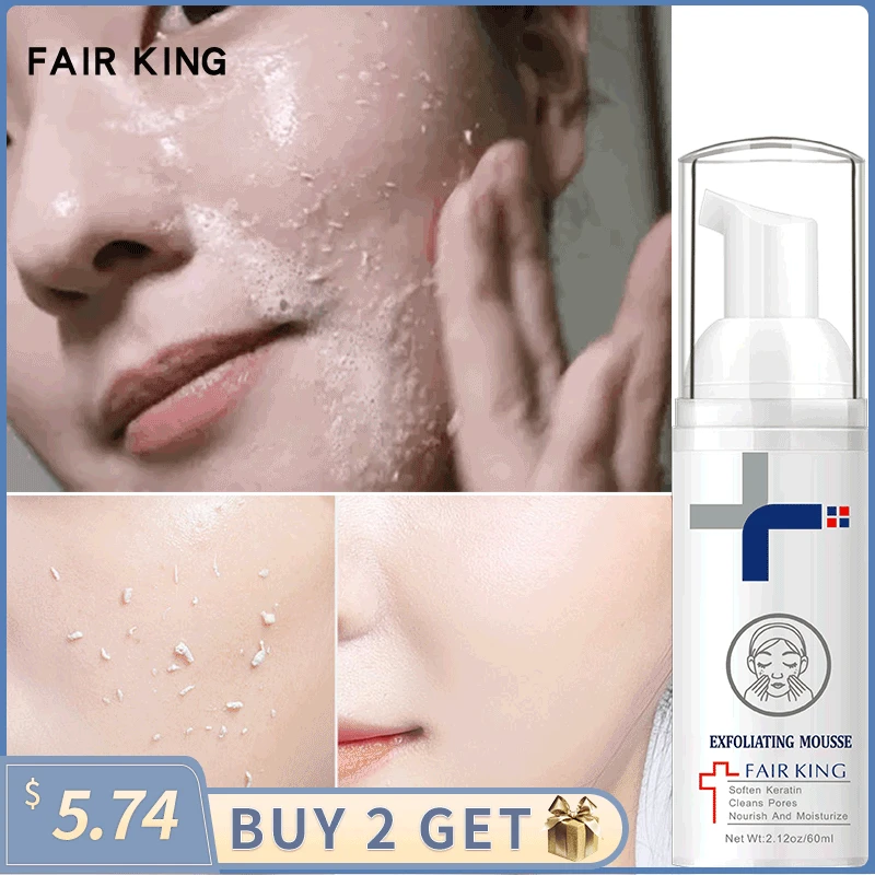 Facial Exfoliërende Mousse Peeling Gel Gezicht Scrub Diepe Verwijderen Schoonmaken Alle Huidtypes Glad Hydraterende Skin Peeling Crème