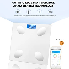 Body Bluetooth Scale Smart Bathroom Floor Scales Electronic Digital Bascula 18 Datas BMI Balance Body Fat Composition Sync Phone