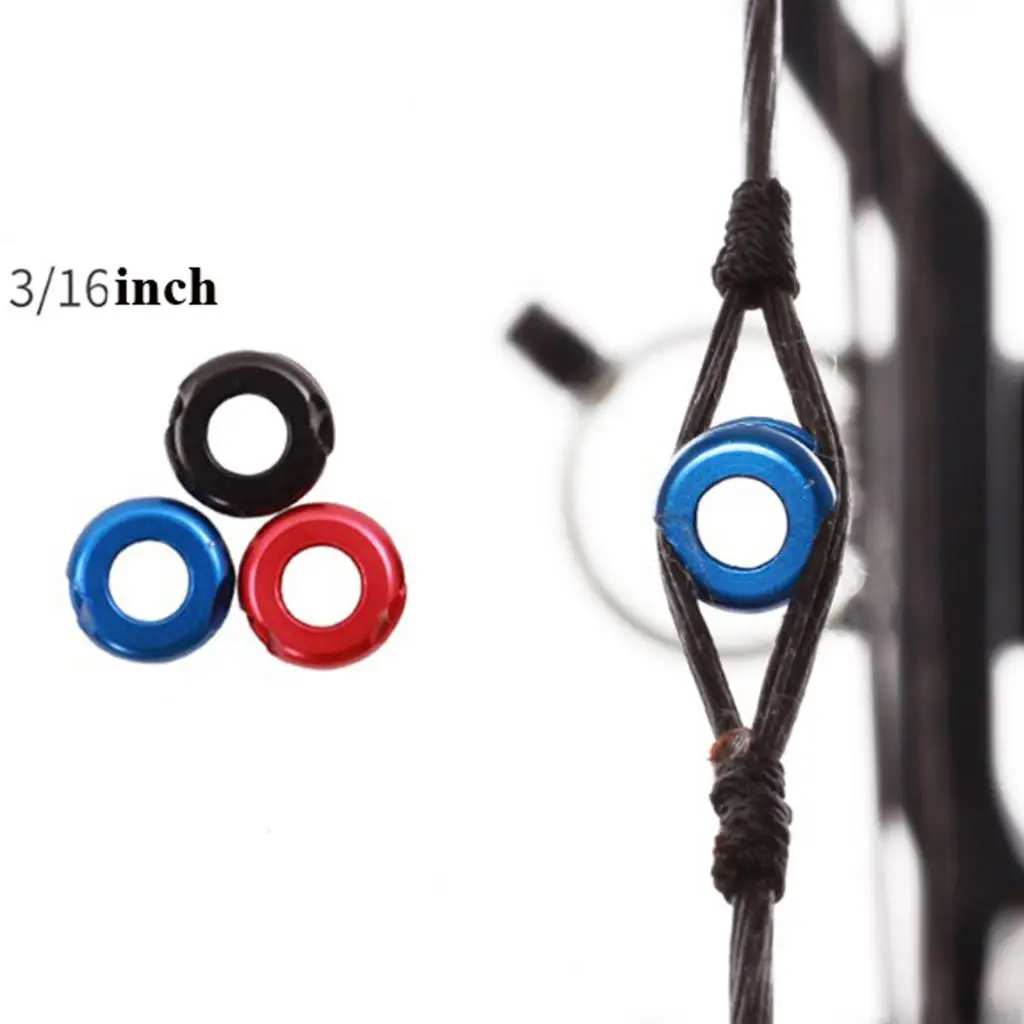 Archery Compound Bow Peep Sight Self Aligning Micro Kit Aiming Insert 3/16''Hole Alloy Peep Aperture Shooting Hunting Bow Access