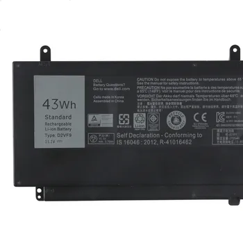 

Original D2VF9 11.1V 43Wh 3705mAh battery for DELL 0PXR51 PXR51 15 7547 15br-7348 5459 laptop free shipping