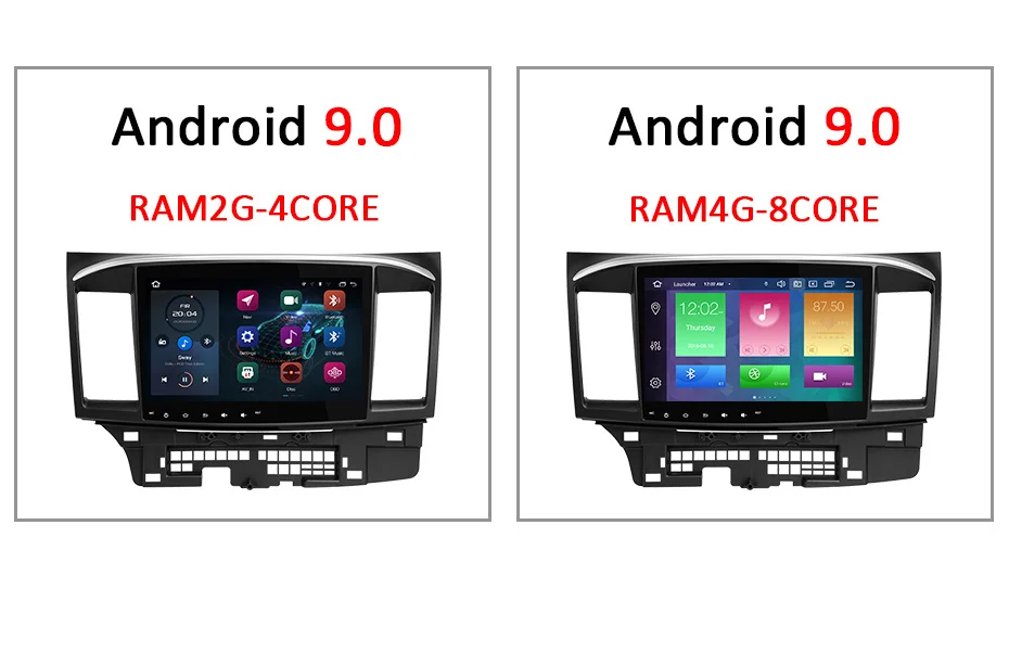 Flash Deal 10.1" DSP IPS screen RAM 4G 64G Android 9.0 2 din GPS For MITSUBISHI LANCER radio navigation stereo receiver no DVD PLAYER 6