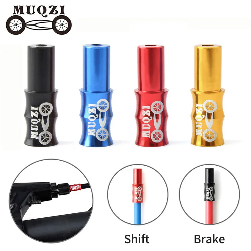 MUQZI 10PCS Cable Cap Bike Brake Cable End Cap Shift Wire End Cap 4mm