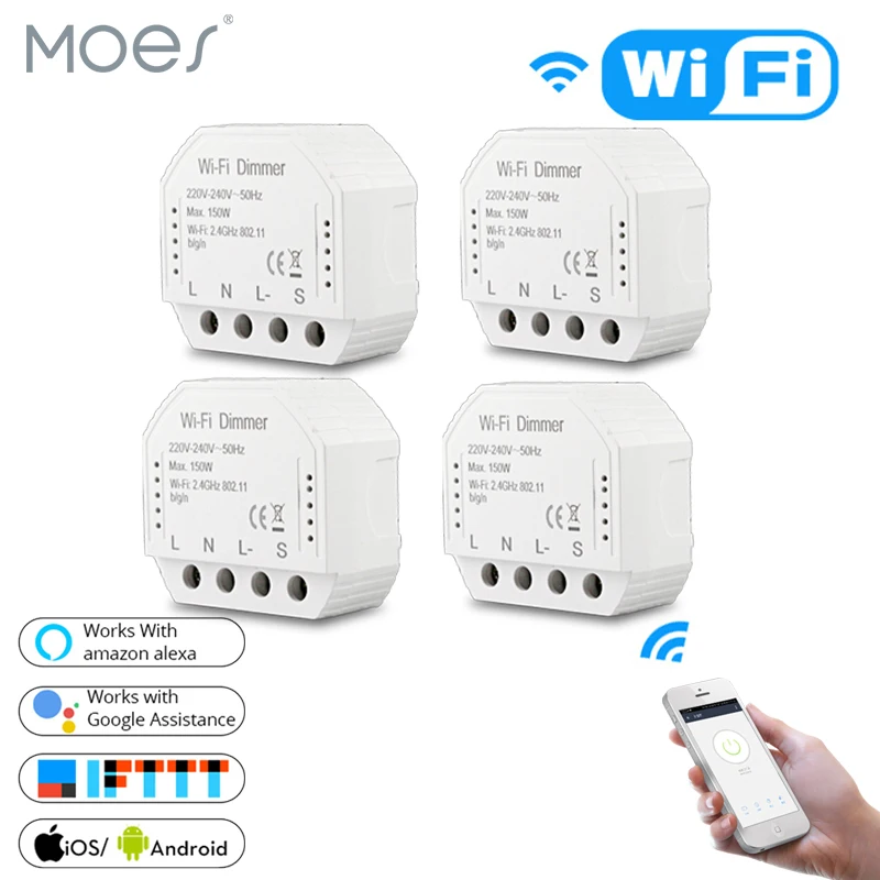 Умный Светодиодный светильник DIY с Wi Fi затемняющий переключатель Smart Life/Tuya