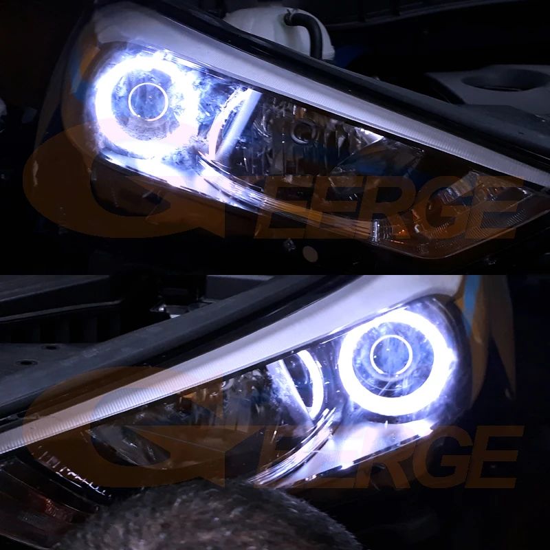Для Hyundai Tucson TL 2015 2016 2017 2018 отличные ультра яркие COB led Ангельские Глазки halo кольца