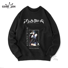 

Japan Anime Black Cover Hoodie Hoodies Sweatshirts Vanica Zogratis Men Oversized Pullover Clothes Sudaderas Hoody Streetwear