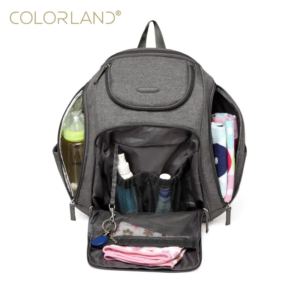 COLORLAND сумка для мокрых подгузников рюкзак для малышей сумки для мам дорожная сумка для мам Органайзер модный рюкзак для подгузников с принтом