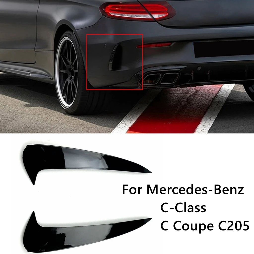 Воздушный нож для Mercedes-Benz C-Class двухдверный Coupe C C205 задняя планка охватывающая AMG