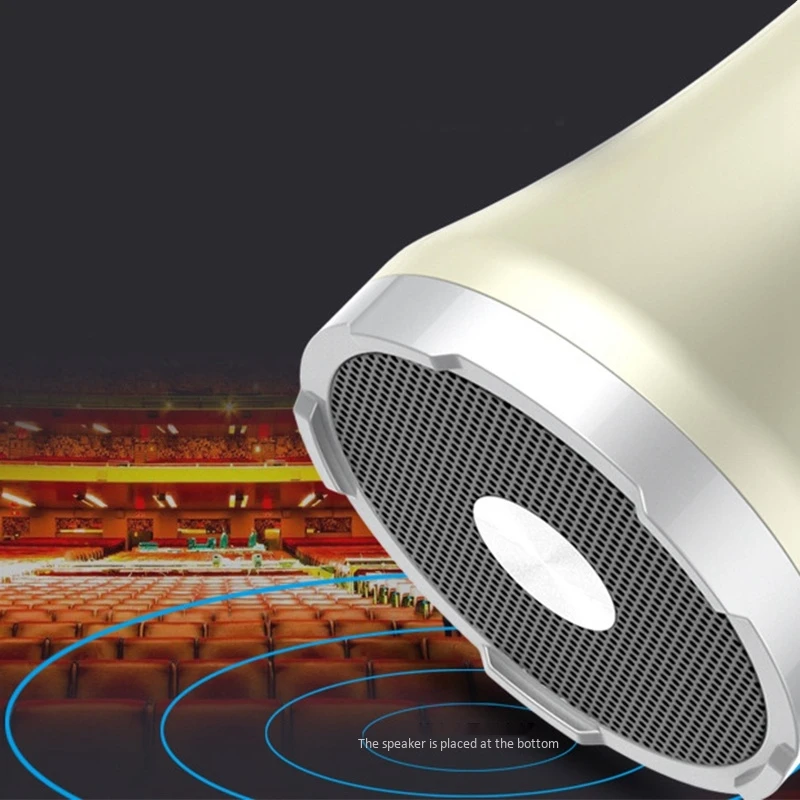 

L-698D Professional 20W Portable Wireless Bluetooth Karaoke Microphone Speaker With Big Power For Sing/Meeting(Black)