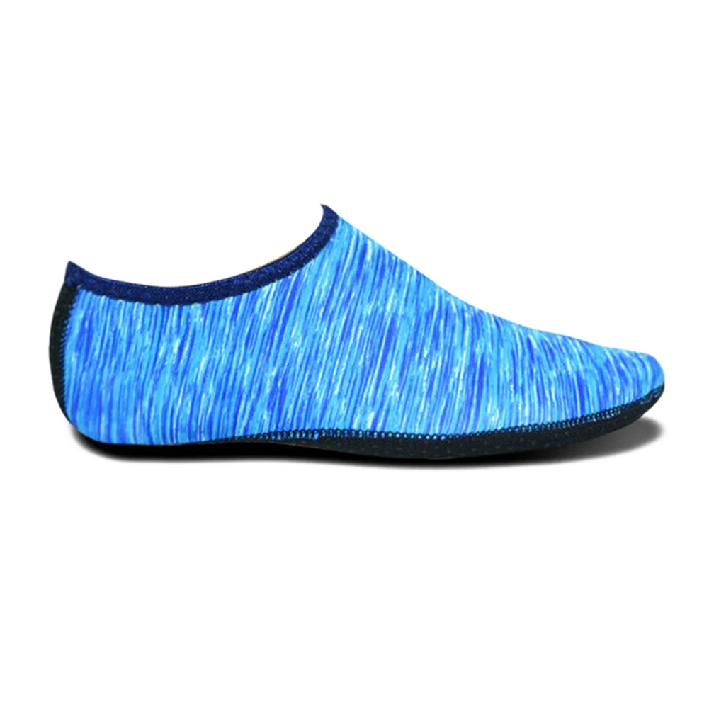 3 цвета, легкая пляжная обувь Aqua, быстросохнущие нескользящие носки для дайвинга, обувь для серфинга в бассейне, плавники, обувь для водных видов спорта - Цвет: Blue Size 2XL