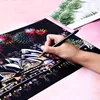 New Colorful urban adult decompression scratch painting toy night DIY hand-painted creative birthday gift Home decoration M043 ► Photo 1/6