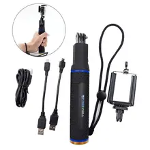 5200 мАч Внешний Аккумулятор ручной селфи-палка ручной захват монопод крепление для камеры для GoPro Hero для SONY для Xiaomi