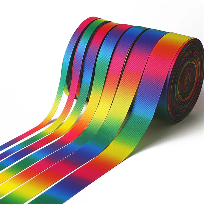 циркуляр для пирсинга смайл. радужный мм2. разноцветные ленты для украшения подарков. лента из полиэстера. радужная лента купить.