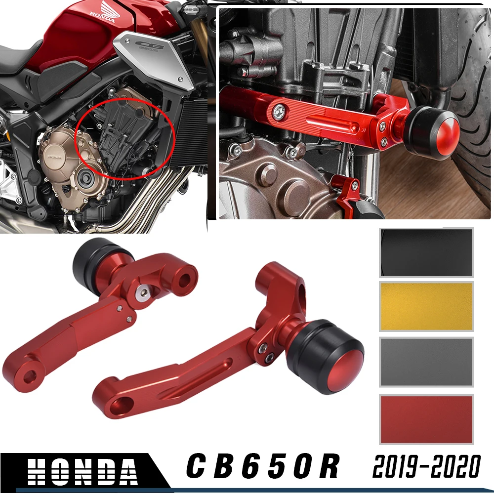 Noir AHOLAA Curseur de Cadre Moto Moteur Garde Couvre Car/énage Crash Protector pour Honda CB650R CB650F 2018 2019 2020 2021,CB 650F CB 650R CB 650 R Pi/èces De Moto