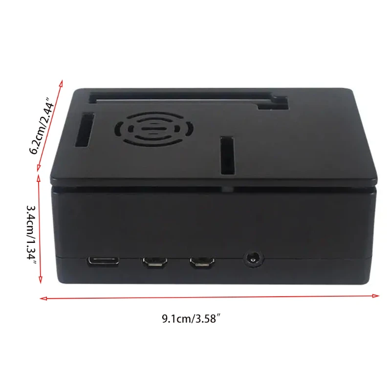 【On Sale】 P82F 3.5 Inch Touch Screen 480*320 LCD Display ABS Case Protective Cover for Raspberry Pi 4 Model B Accessories.