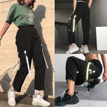 SAGACE, модные женские брюки-карго с высокой талией, брюки в стиле хип-хоп, женские спортивные штаны, длинные штаны с карманами,, CaprisA1118