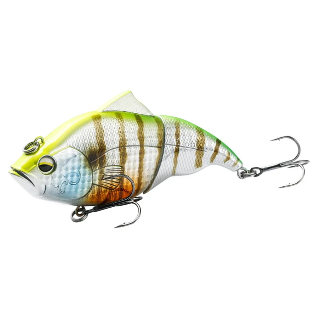 JOHNCOO 115mm Vibration SW Floating Fishing Lure Lipless Crankbaits Sinking Hard Lure Artificial VIB Bait Bass Fishing Lures E
