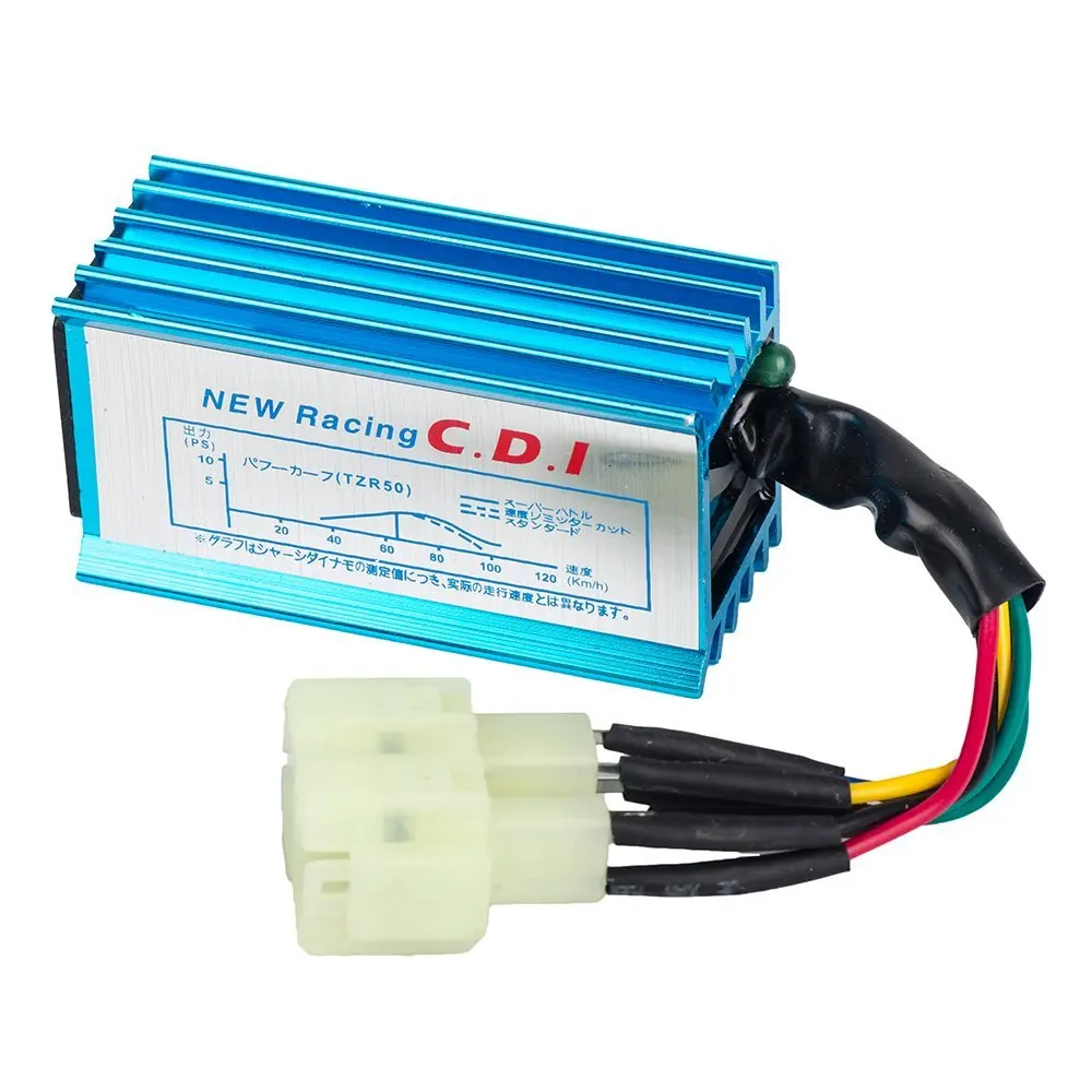 Новый 6 Pin гоночный CDI GY6 Круглый Коробка зажигания для 50cc 90cc 110cc 125cc 150cc 2 тактный