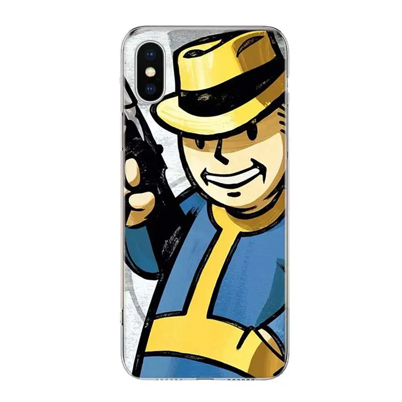 Чехол для телефона fallout new vegas чехол iPhone 11 12 Mini Pro 7 6X8 6S Plus XS MAX + XR 5S SE 10 Ten Art из
