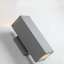 Светодиодный квадратный Открытый водонепроницаемый настенный светильник вверх и вниз отель внешняя стена прохода балкон двор виллы коридор двойные фары