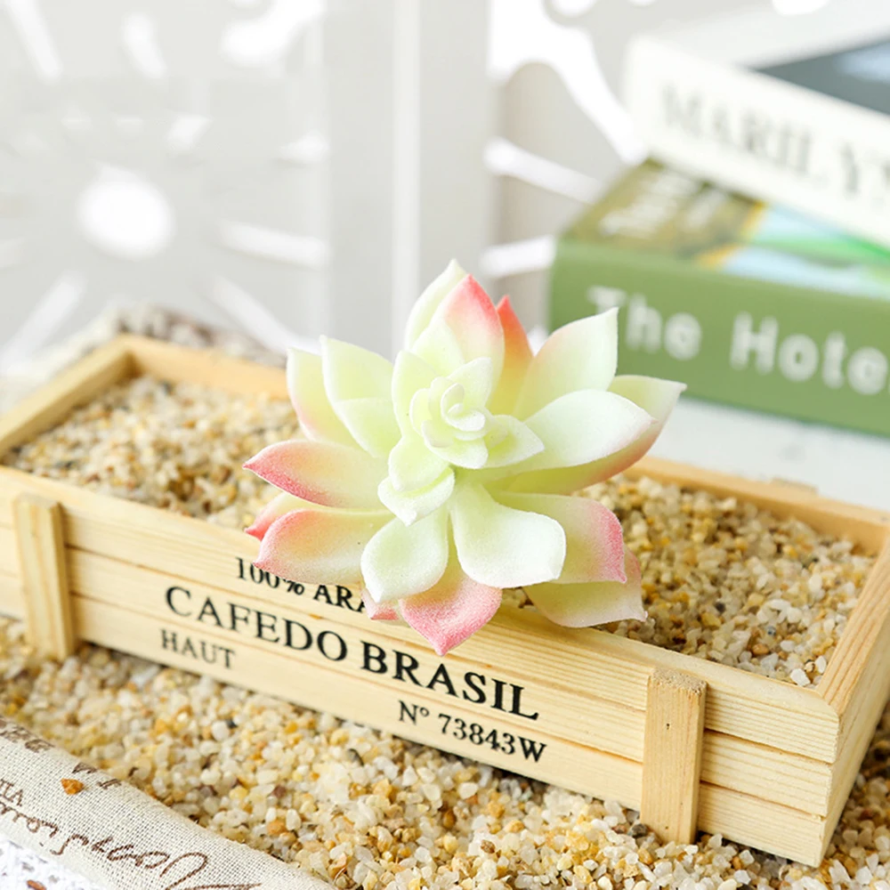 New Bonsai Artificial Succulents Lotus Plants Flower Christmas Wedding Party Supplies Fake Plants Home Garden Decoration