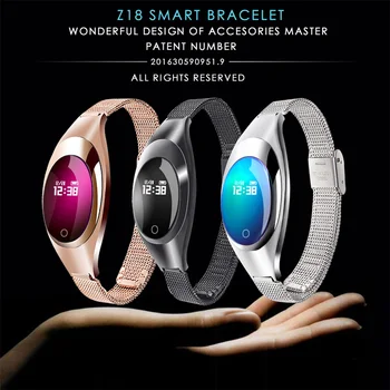 

Women Fitness Bracelet Ladies Smart Band Pedometer Heart Rate Blood Pressure Sleep Monitor ip67 Waterproof Woman Smart Wristband