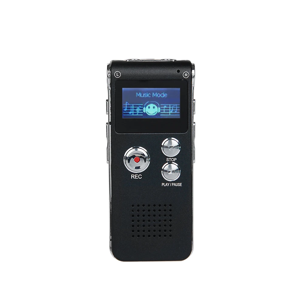 Перезаряжаемый 8 Гб цифровой Аудио Диктофон Телефон MP3-плеер и рекордер плеер